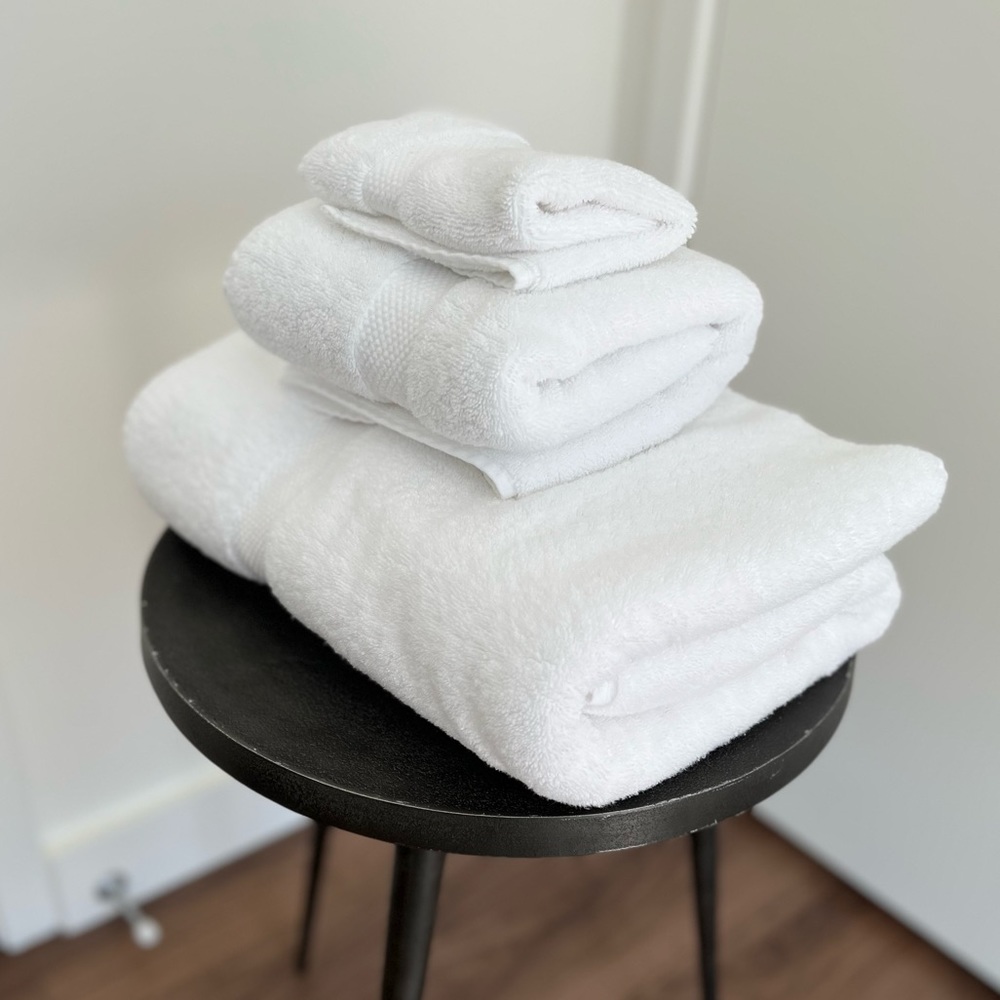 Restoration Hardware 802-Gram Turkish Towel Set, White